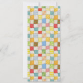 熱狂するQUILT 4x9.25フラットカード/垂直 カード (正面)