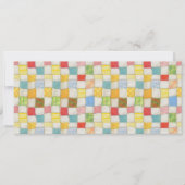 熱狂するQUILT 4x9.25フラットカード/水平 カード (正面)