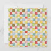 熱狂するQUILT 5.25x5.25平方フラットカード カード (正面)
