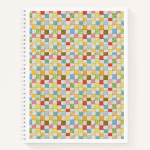 熱狂するQUILT 8.5x11スパイラルノートブック ノートブック
