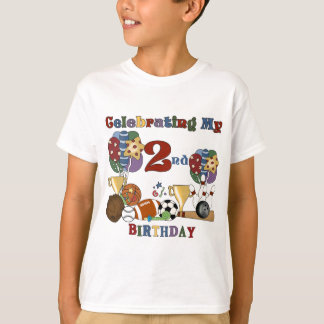 熱狂するSports 2nd誕生日Tシャツとギフト Tシャツ