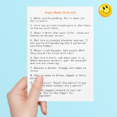 熱狂するWackyおもしろい Pranksのアイディアをリストユーモアする カード