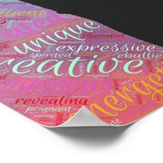 熱狂インスピレーションやる気を起こさせるポスター ポスター (角)