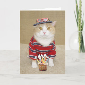 熱狂的おもしろいな男性用のカスタマイズ可能な誕生日 カード