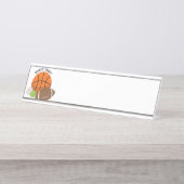 熱狂的なスポーツ デスクネームプレート (正面)