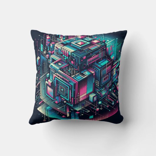 熱狂的な夢の風景 クッション (裏面)