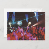 熱狂的な群衆踊り ポストカード (正面/裏面)