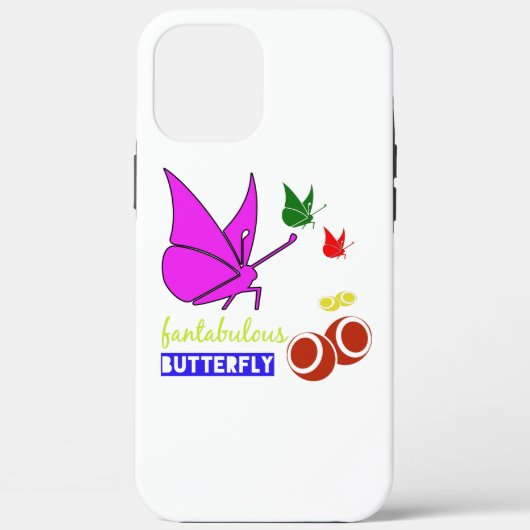 熱狂的な蝶 Case-Mate iPhoneケース (裏面)