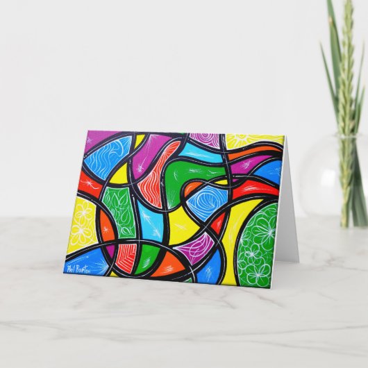 熱狂的グリーティングカード カード (正面)