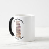 熱的にマグを変形させている永遠学生 モーフィングマグカップ (正面左)