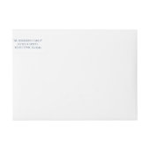 熱素朴帯ビーチブライダルシャワー ラップアラウンドラベル (正面)