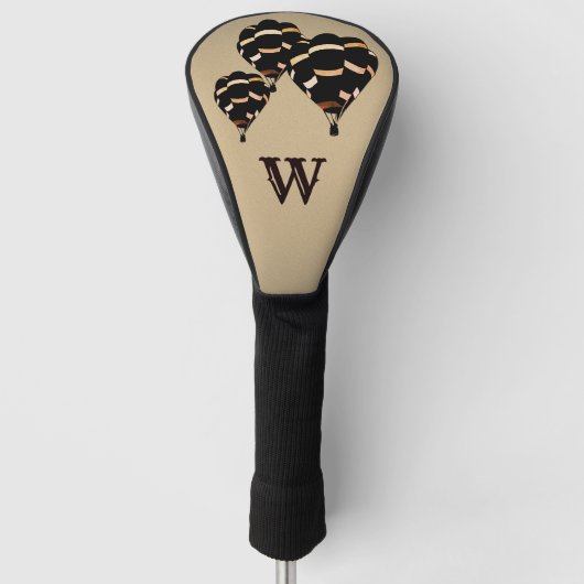 熱素朴気球モノグラム ゴルフヘッドカバー (正面)