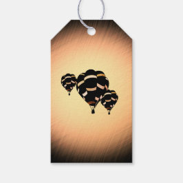 熱素朴気球 ギフトタグ