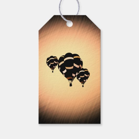 熱素朴気球 ギフトタグ (正面)