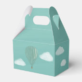 熱色彩の鮮やか気気球カスタムウェディング フェイバーボックス (裏面サイド)