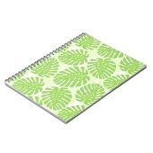 熱葉帯植物-モンステラ型 ノートブック (左側)