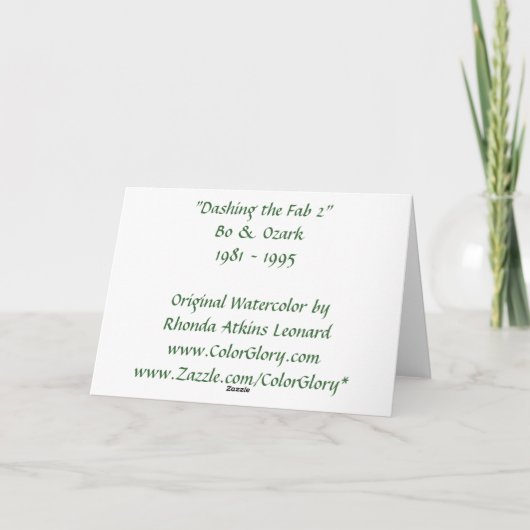 熱血なクリスマス及び年賀状 シーズンカード (裏面)