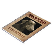 熱血なドーベルマン犬のノート ノートブック (左側)