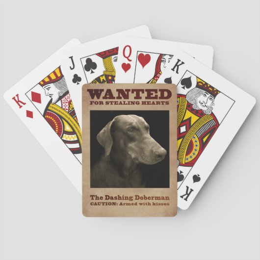 熱血なドーベルマン犬 トランプ (裏面)