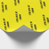 熱警告い ラッピングペーパー (角)