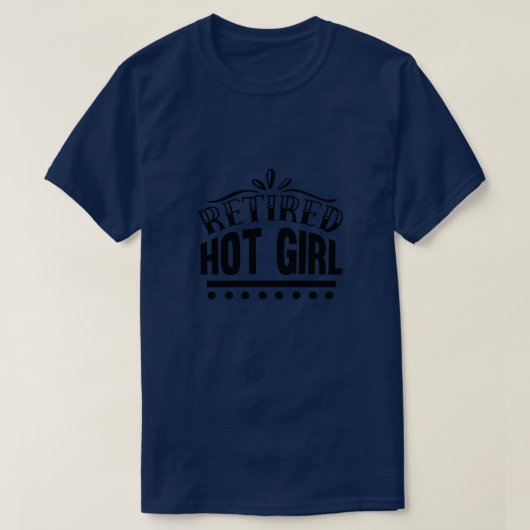 熱退職した女01 Tシャツ (デザイン正面)
