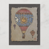 熱風カラフル船 ポストカード (正面)