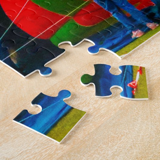 熱風気球膨脹治具ソーパズル ジグソーパズル (側面)