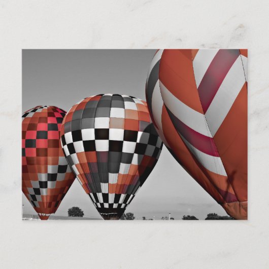 熱風気球 ポストカード (正面)