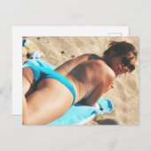 ㋡㋛☺☻熱！ビキニ模型写真㋡葉書㋛☺☻ ポストカード (正面/裏面)