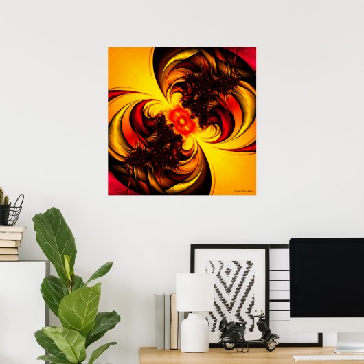 熱 ポスター (ホームオフィス)