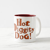 熱Diggity犬のマグ ツートーンマグカップ (正面右)