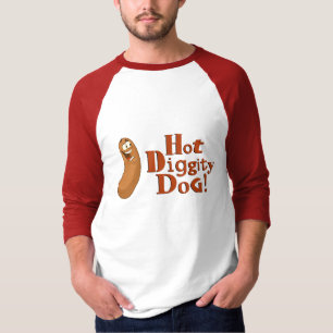 熱Diggity犬のワイシャツ Tシャツ