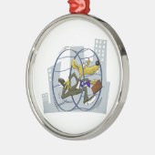 熾烈な競争 メタルオーナメント (左)