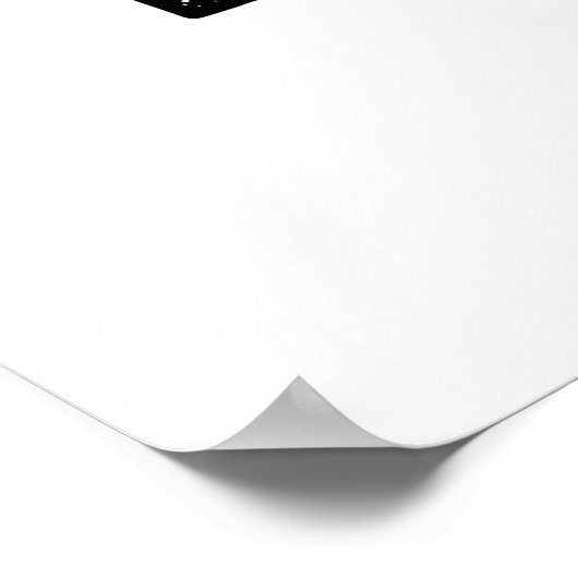 燃えおもしろい尽きた電球 ポスター (角)