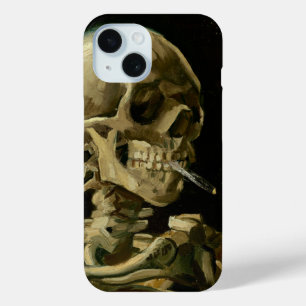 燃えさばき付きスケルトン ビンセント・ヴァン・ゴッホ iPhone 15ケース