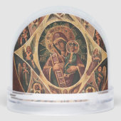 燃えざる茨の聖母と聖子 正教会のアイコン (裏面)