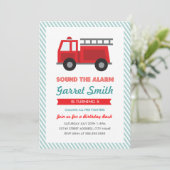 燃えたる子供の誕生日パーティー招待状 招待状 (スタンド正面)