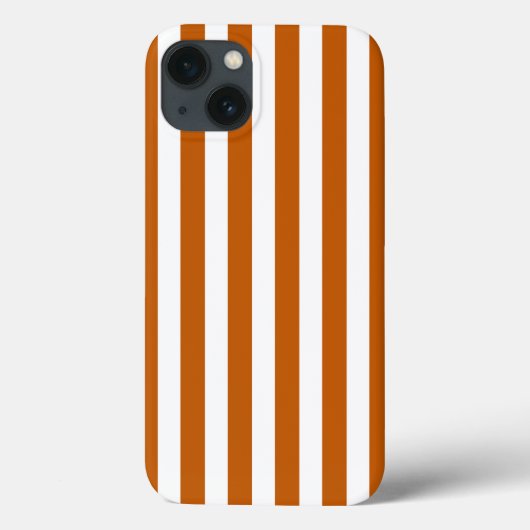 燃えたオレンジと白ストライプキャンディCase-Mate iPh Case-Mate iPhoneケース (裏面)