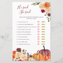 燃えたオレンジ色のカボチャ彼は彼女はゲームカードと言った