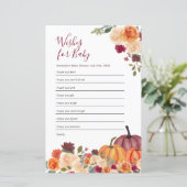 燃えたオレンジ色のカボチャ水の色の願いベビー (スタンド正面)