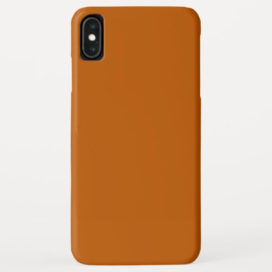 燃えたオレンジ色のiPhone XS Maxケース Case-Mate iPhoneケース (裏面)