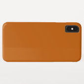 燃えたオレンジ色のiPhone XS Maxケース Case-Mate iPhoneケース (裏面(横))