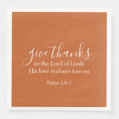 燃えたオレン与えジュ感謝していンの宗教の感謝祭 (正面)