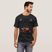 燃えたゴムの匂い大好き レース レーシング Tシャツ (正面フル)