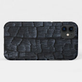 燃えた木のテクスチャ Case-Mate iPhoneケース (裏面(横))