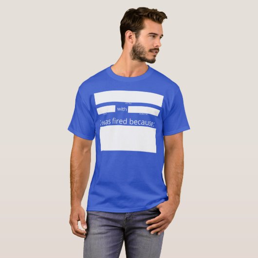 燃えたFDSが満たされ空白のる Tシャツ (正面フル)