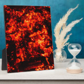 燃えているエンバーズの写真 フォトプラーク (側面)