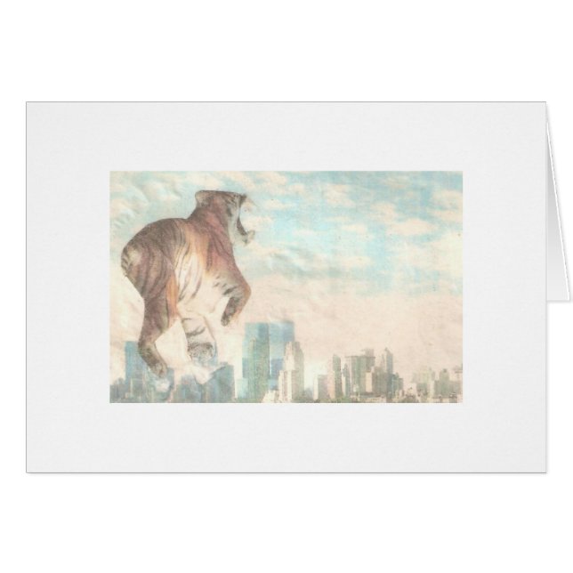 燃えている明るいトラのトラ (正面横)