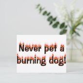 燃えている犬を愛撫するな ポストカード (スタンド正面)