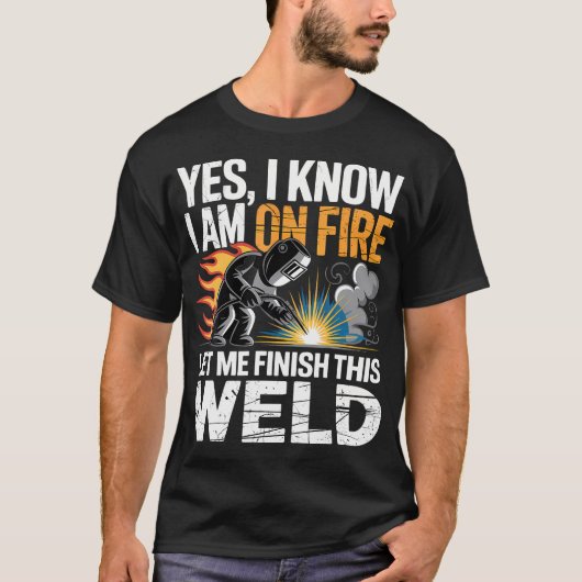 燃えてるのはわかってる 終わらせさせて Tシャツ (正面)